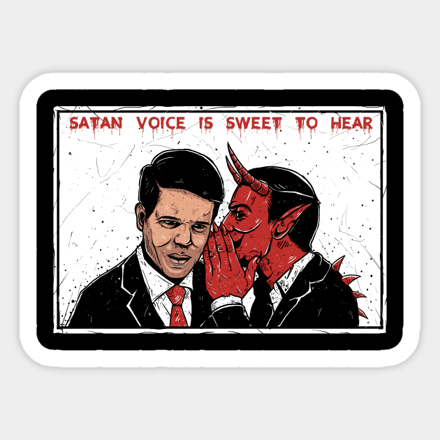 Satan Voice Sticker by PlasticGhost